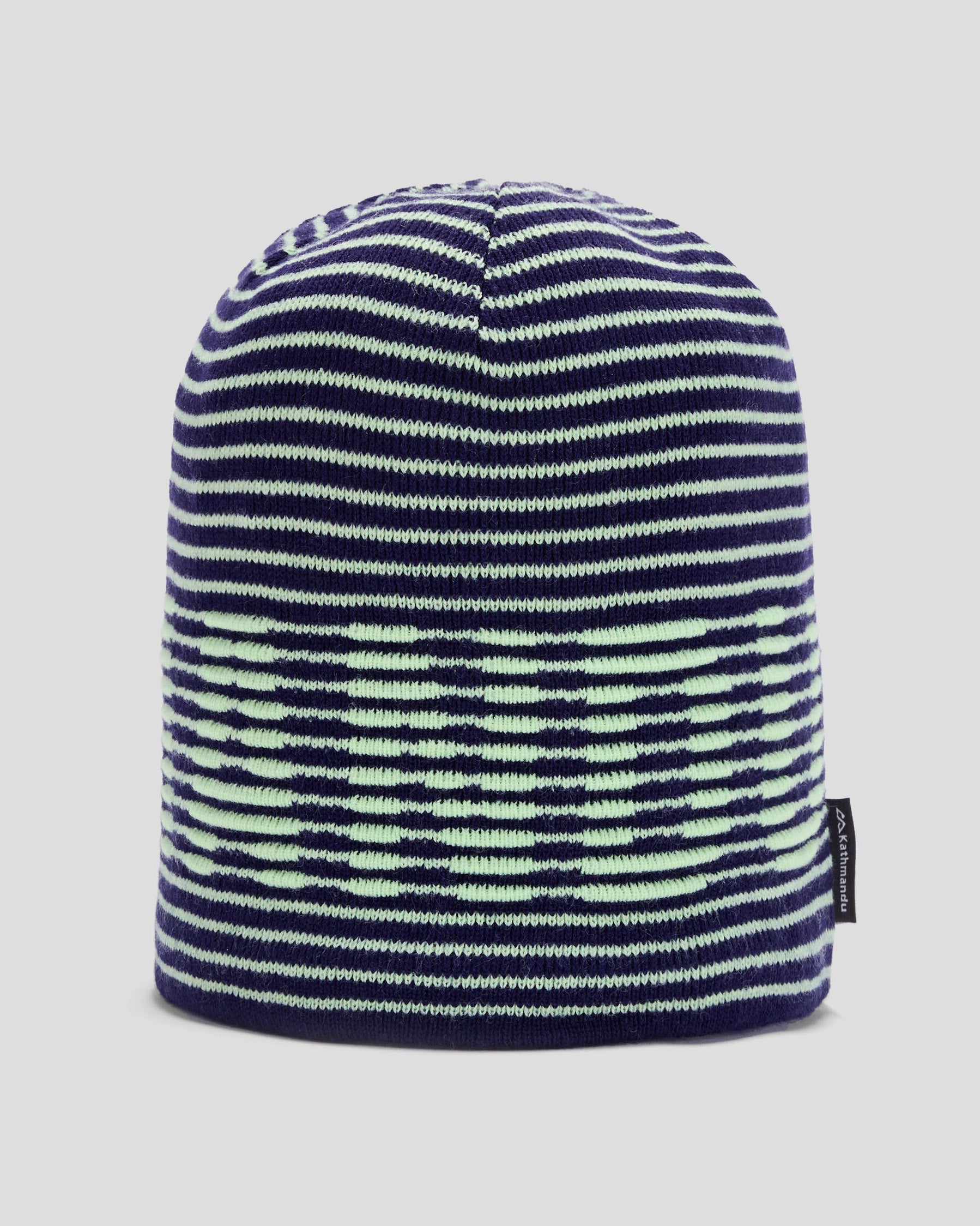 Glowy/Dark Horizon Kids' Poma Beanie - Warm Winter Hat for Boys & Girls - Perfect for Outdoor Play, Skiing & Snow Activities