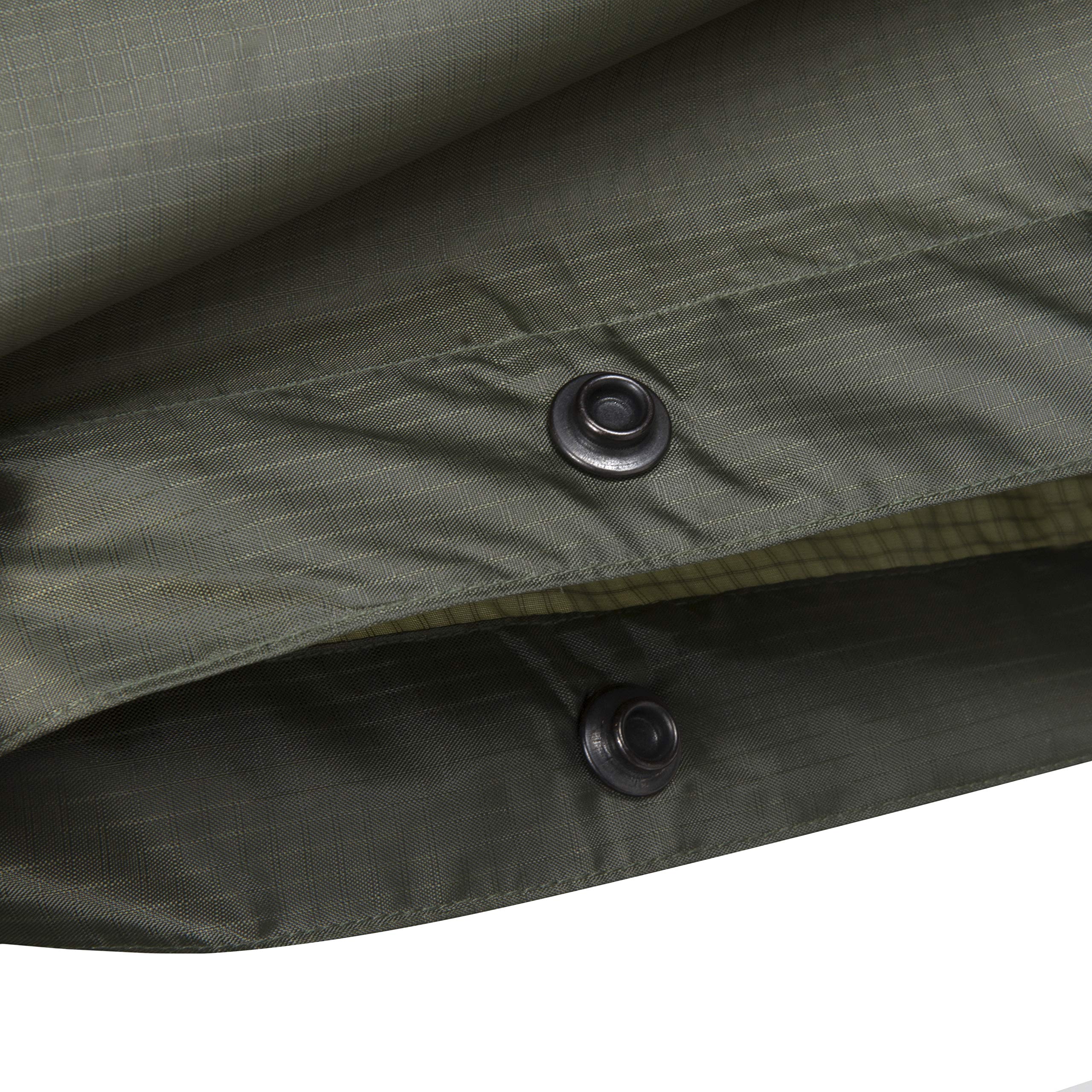 Helikon-Tex US Military Poncho - Waterproof Rain Poncho for Outdoor Camping, Hiking & Survival Gear in Shadow Grey (Surplus Line)