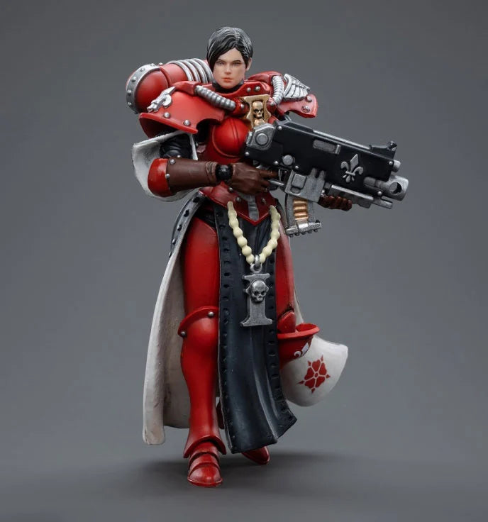 JOYTOY Warhammer 40K Adepta Sororitas Battle Sisters - Order of the Bloody Rose Sister Ignacia Action Figure | Collectible Miniature for Tabletop Gaming & Warhammer 40K Fans | Perfect for Display, Battle Scenes & Gift Giving