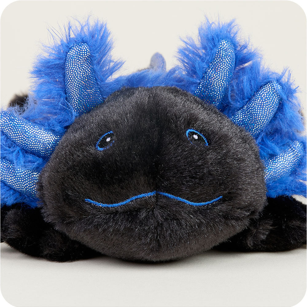 Black Axolotl Warmies Junior - Microwaveable Plush Heating Pad for Kids | Perfect for Bedtime, Anxiety Relief & Cold Weather Comfort