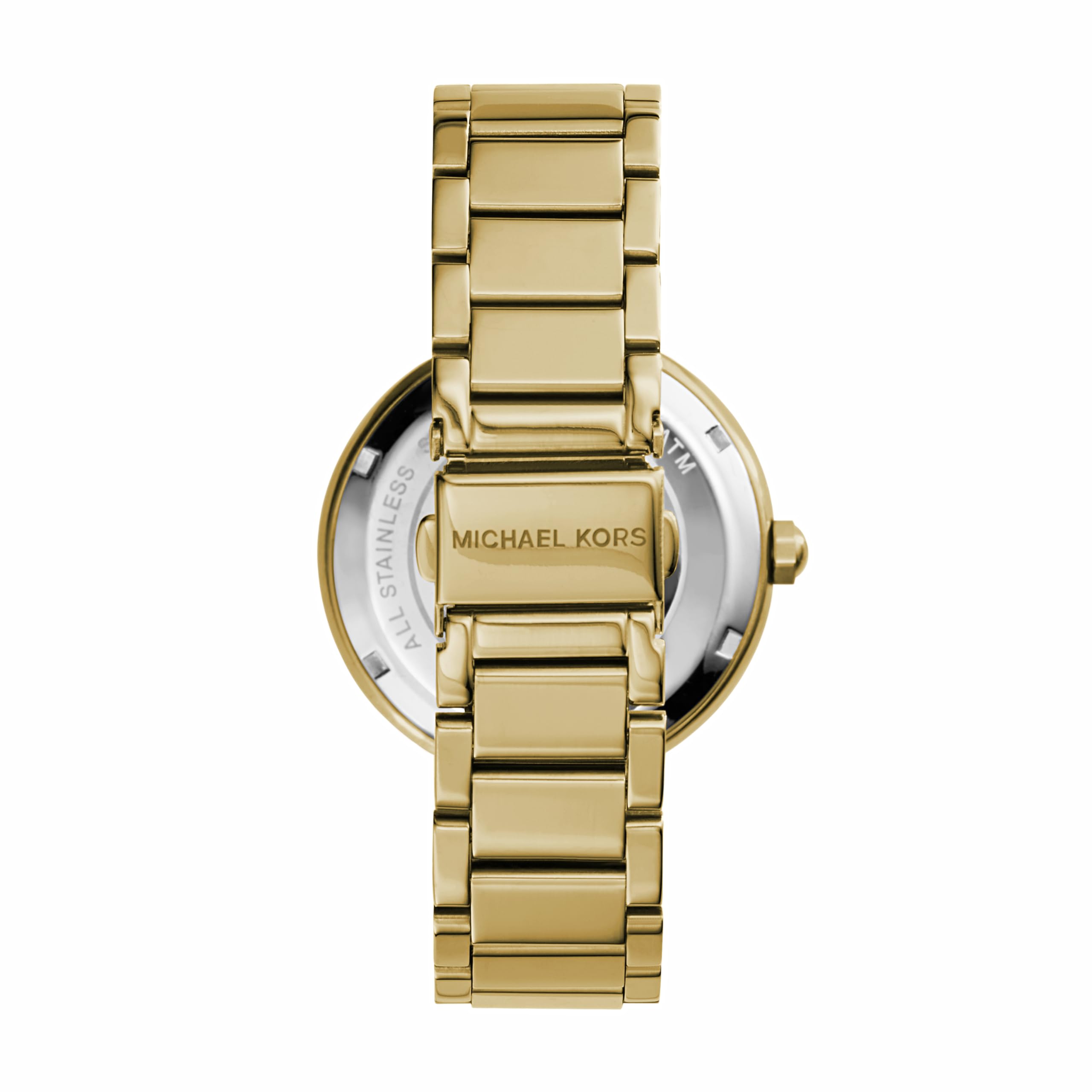 Michael Kors Parker Women's Watch - Stainless Steel & Pavé Crystal Watch with Interchangeable Bands (Steel/Leather/Silicone) | Perfect for Work, Parties & Everyday Wear