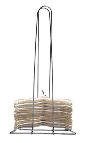 Chrome Wire Triangle Shaped Base - Modern Metal Shelf Stand for Bathroom, Kitchen, or Office Organization - Perfect for Storing Towels, Books, and Decor