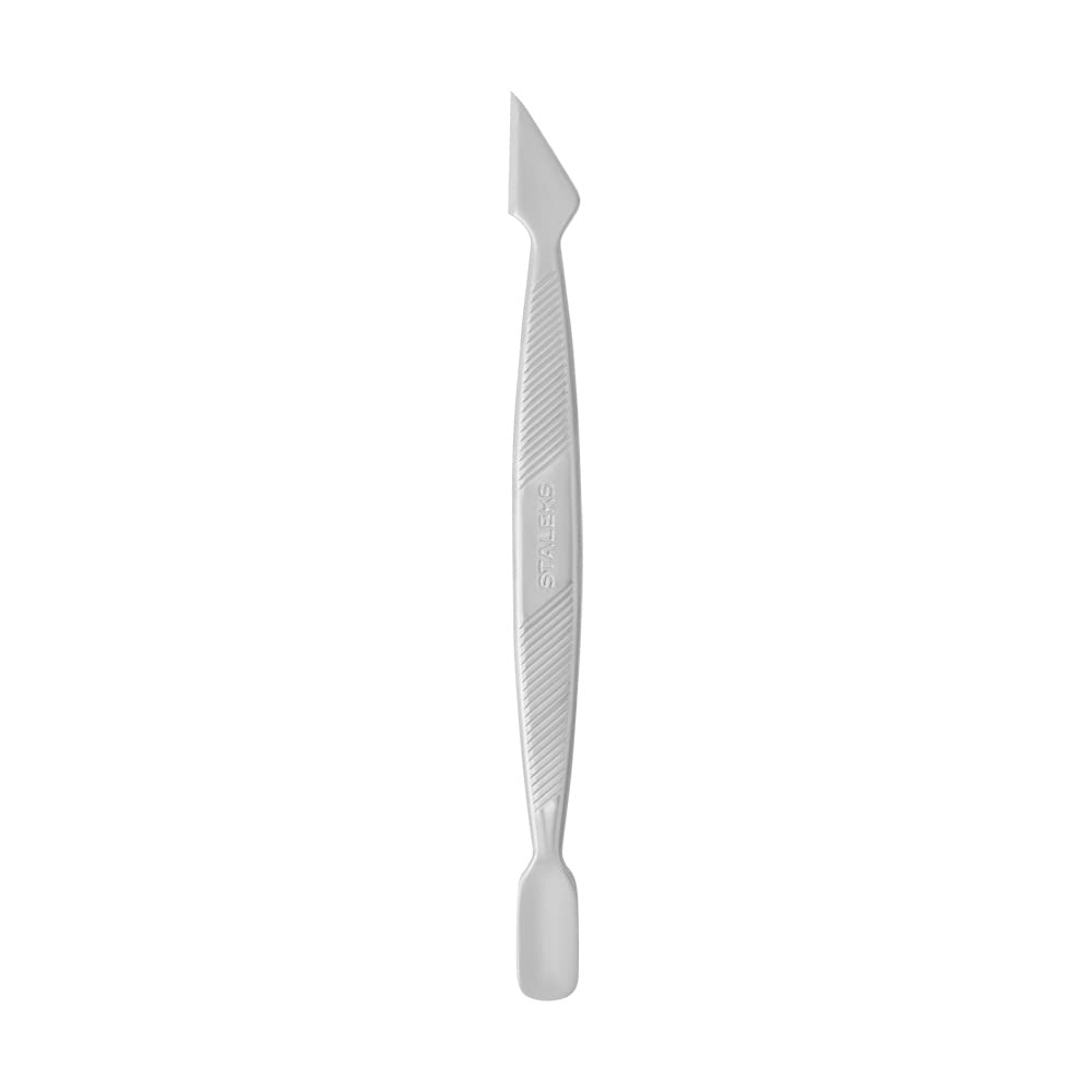 Professional Stainless Steel Cuticle Pusher PC-10/1 - Manicure Tool for Nail Care, Pedicure & Salon Use - Staleks Beauty Instrument for Cuticle Remover & Grooming - Perfect for Home, Spa & Professional Nail Technicians
