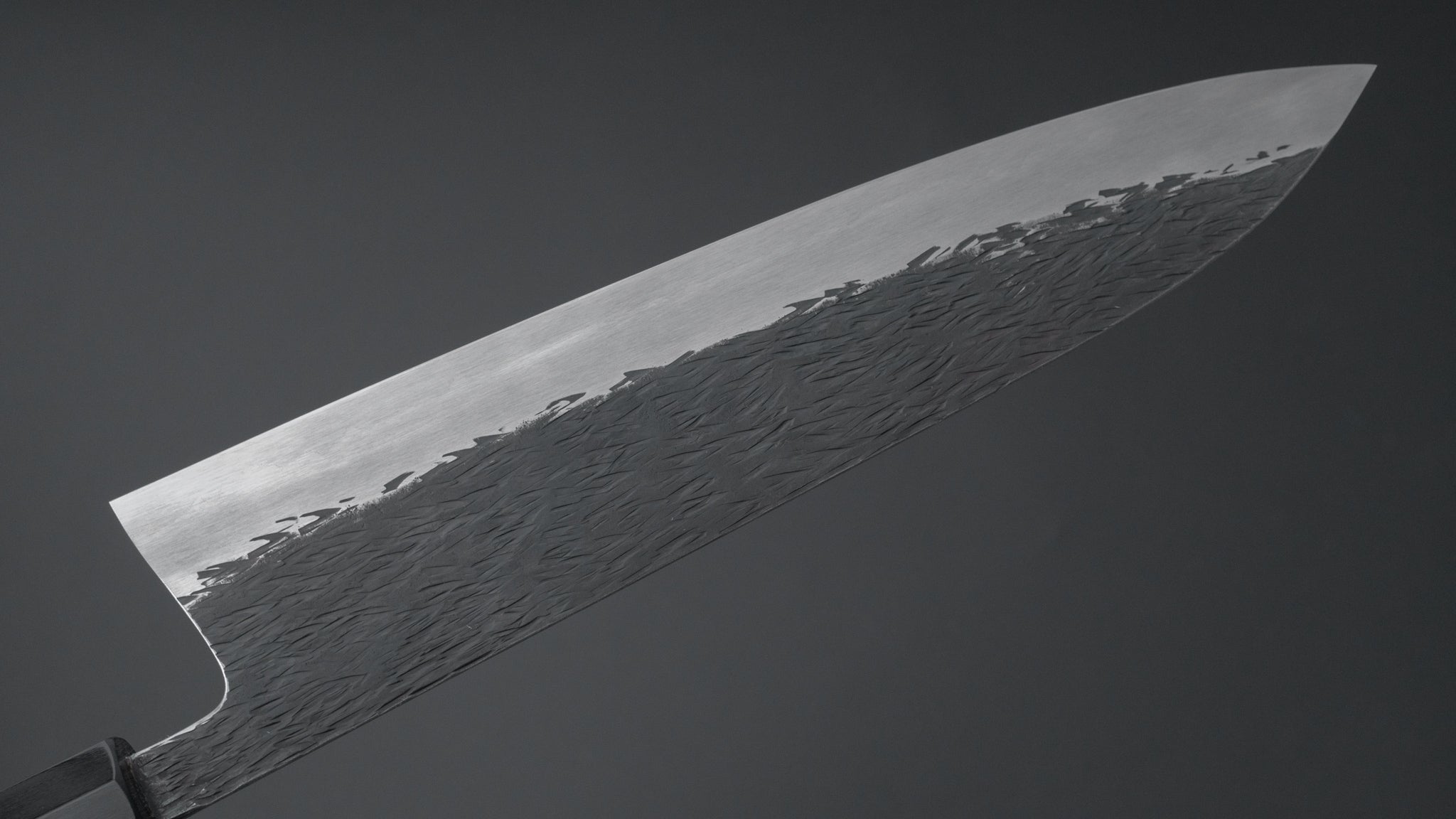 Premium Isamitsu White #1 Stainless Clad Kurouchi Gyuto 240mm Chef Knife with Taihei Tagayasan Handle - Perfect for Sushi, Meat Cutting & Professional Kitchen Use