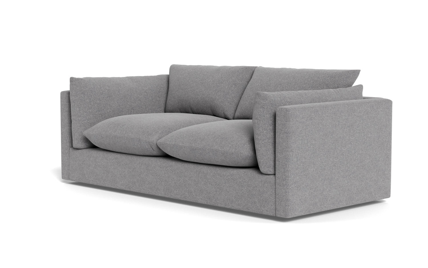 Soco 79 Loveseat Sofa - Modern 2-Seater Couch for Small Spaces, Living Room, Apartment, and Office - Comfortable Upholstered Fabric with Sturdy Wooden Frame