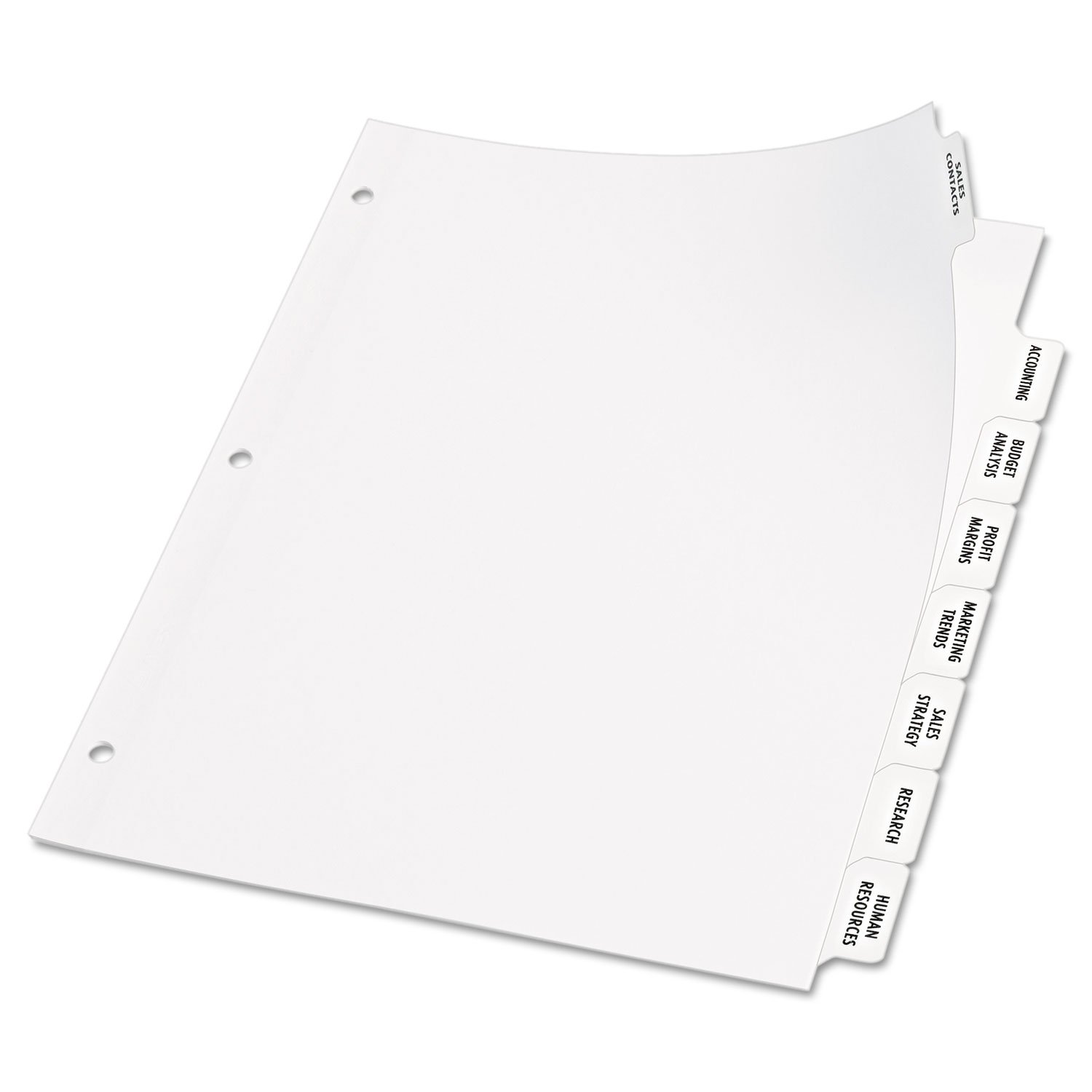 AVERY AVE11491 - Avery Index Maker with Big Tab Dividers, 8-Tab Set for Organizing Files, Folders, and Documents - Perfect for Office, School, and Home Organization