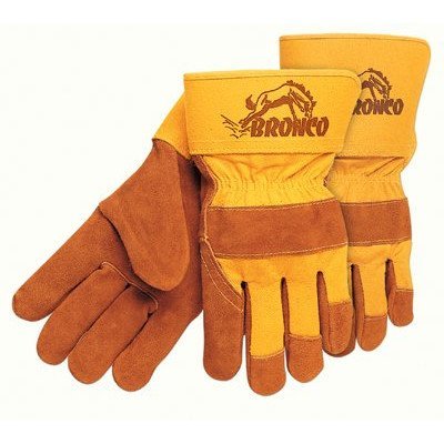 Premium Side Split Cowhide Leather Work Gloves - 2-1/2
