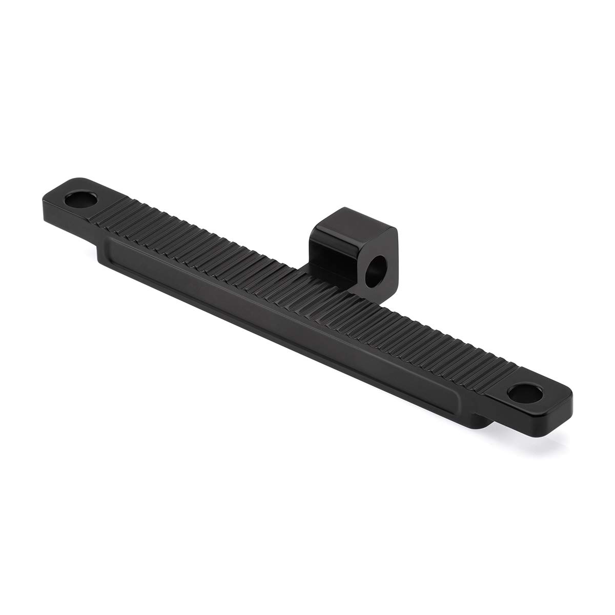 BlackPath Harley Davidson Fat Bob Headlight Bracket Mount Kit - Compatible with 2018-2021 Models - T6 Billet Aluminum Aftermarket Conversion (Black) - Perfect for Custom Motorcycle Upgrades & Night Riding Safety