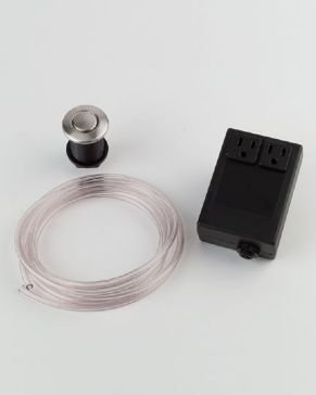 Jaclo 2822-VB Vintage Bronze Air Switch for Garbage Disposal - Perfect for Kitchen Sink Waste Disposal Systems, Easy Installation & Hands-Free Operation