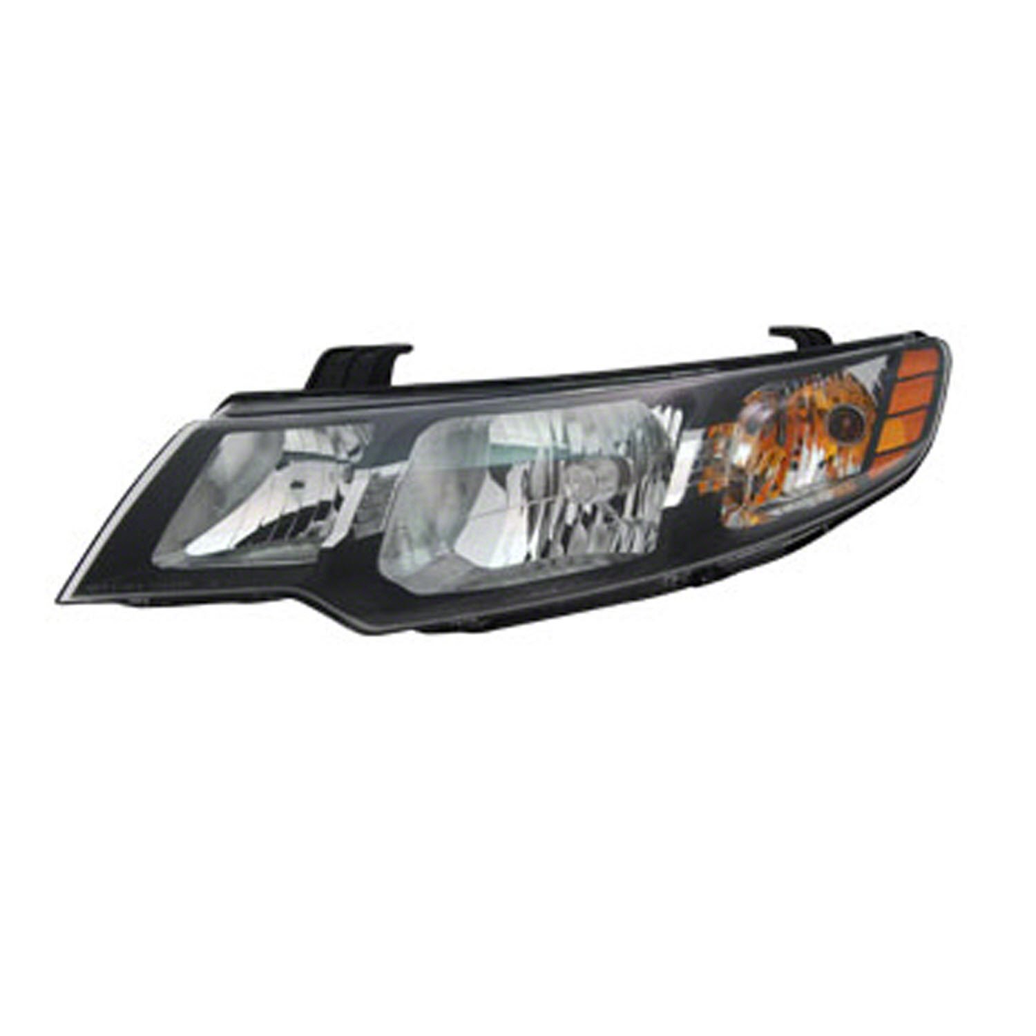 OE Replacement Headlight Assembly for KIA FORTE 2012-2013 - Compatible with Left & Right Side (Partslink KI2502141) - Perfect for Night Driving & Foggy Conditions