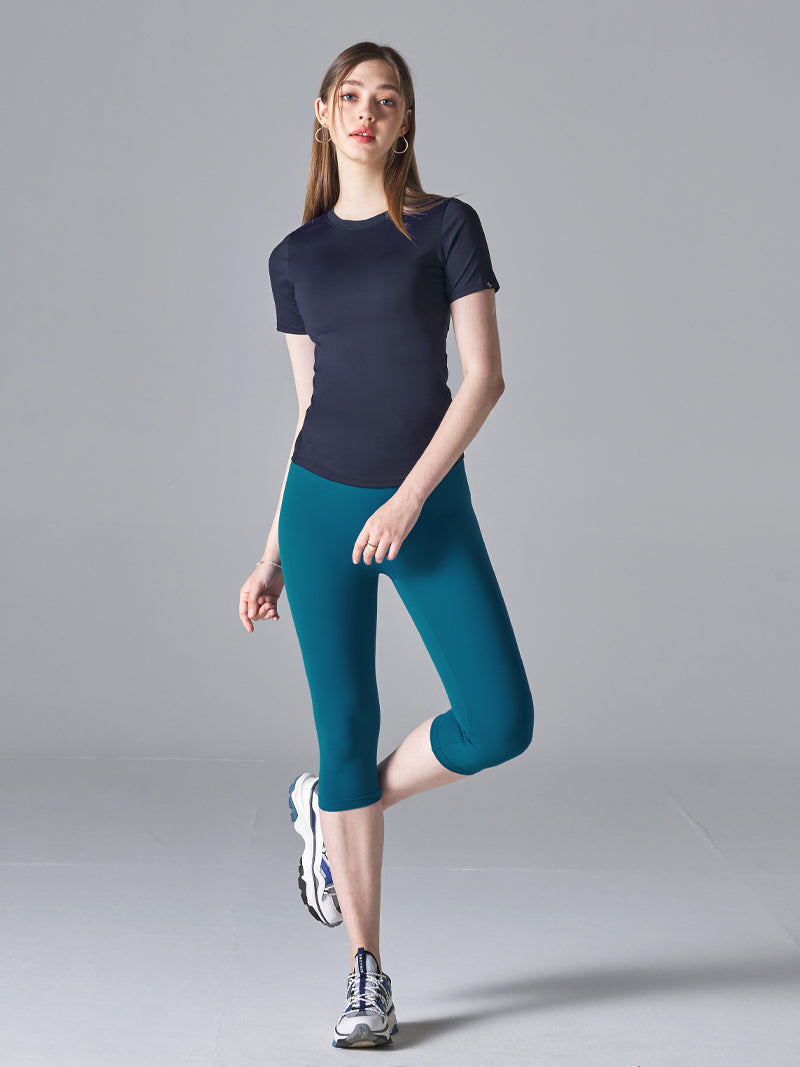 Black Label 300N 6.5 High Waist Yoga Leggings for Women - Tummy Control Workout Pants - Gym, Running, Pilates & Lounge Wear