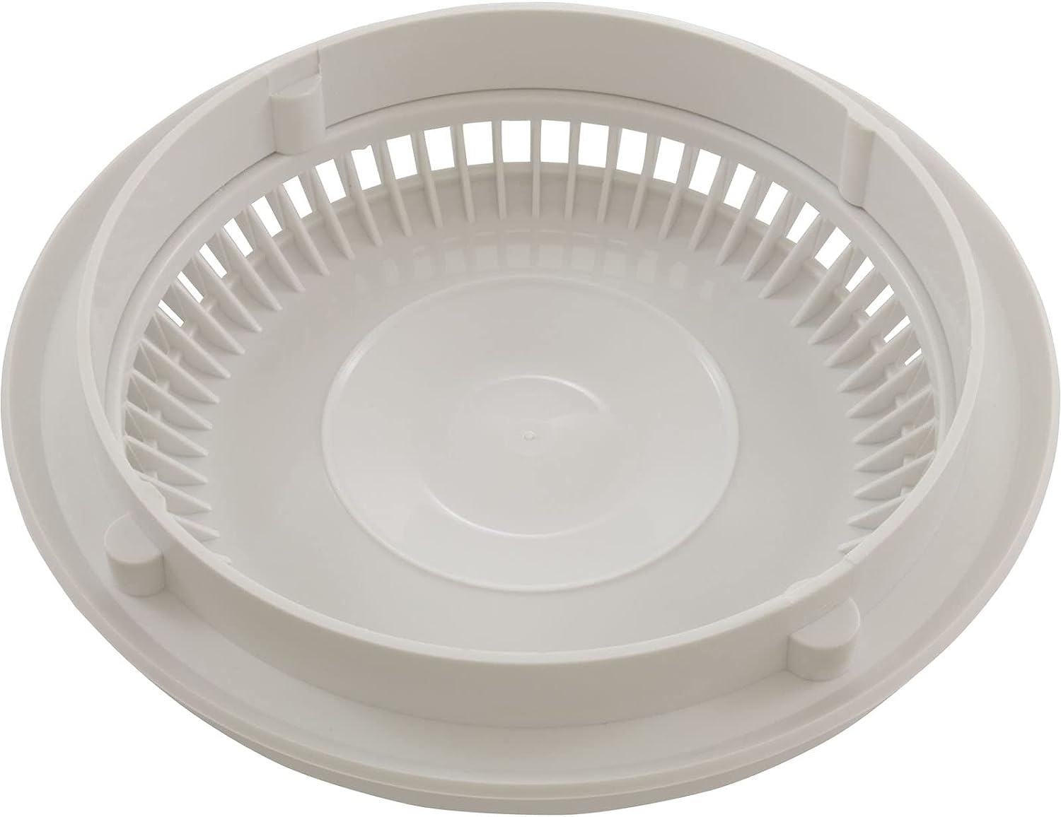 Afras Anti Vortex ABS Drain Cover 7.375 Inch - Heavy Duty Bathroom & Shower Drain Grate for Home & Commercial Use