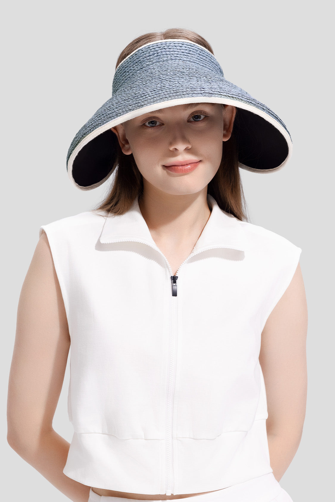 Oasys Women's UPF50+ Sun Protection Straw Hat - Wide Brim Beach Hat for Summer, Outdoor, Gardening & Travel