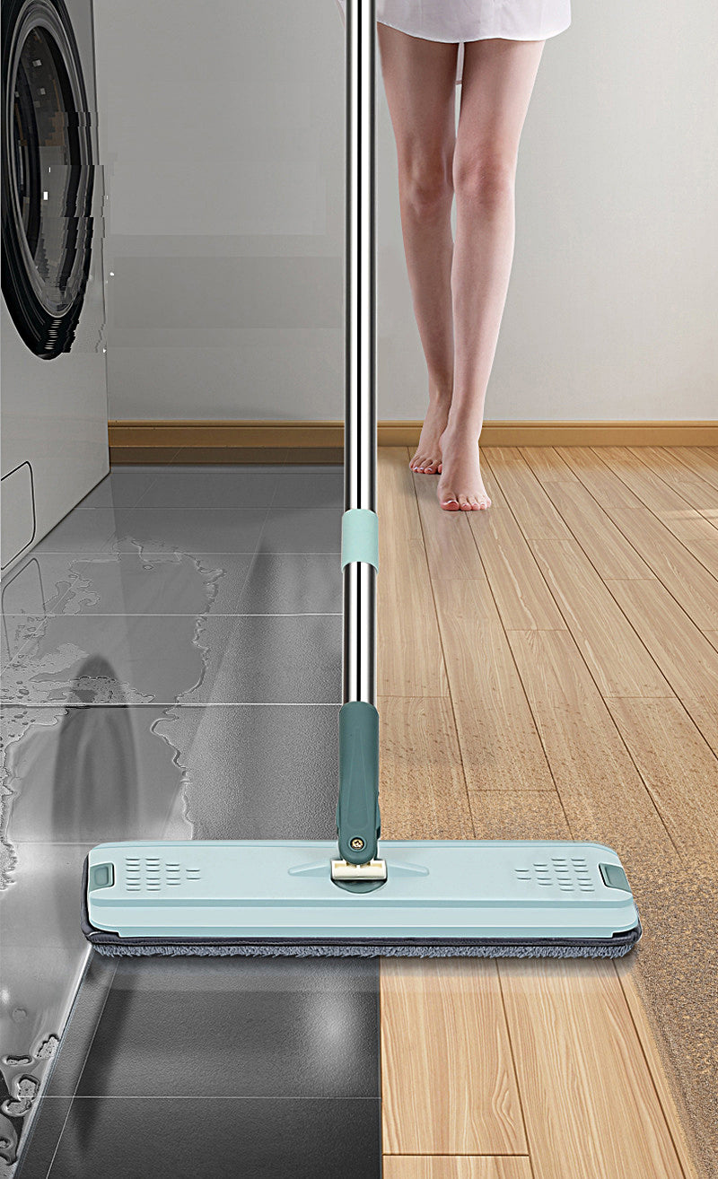 5-in-1 Multi-Purpose Slim Mop - Heavy Duty Floor Cleaning Tool for Hardwood, Tile & Laminate Floors - Ultra Slim Design for Tight Spaces - Perfect for Kitchen, Bathroom & Home Cleaning