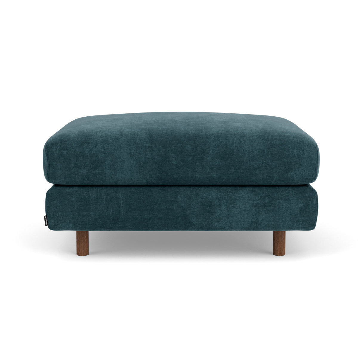 Dylan Fabric Ottoman - Soft and Stylish Footrest, Storage Bench, Living Room Accent Piece - Perfect for Small Spaces, Bedroom, or Lounge Area