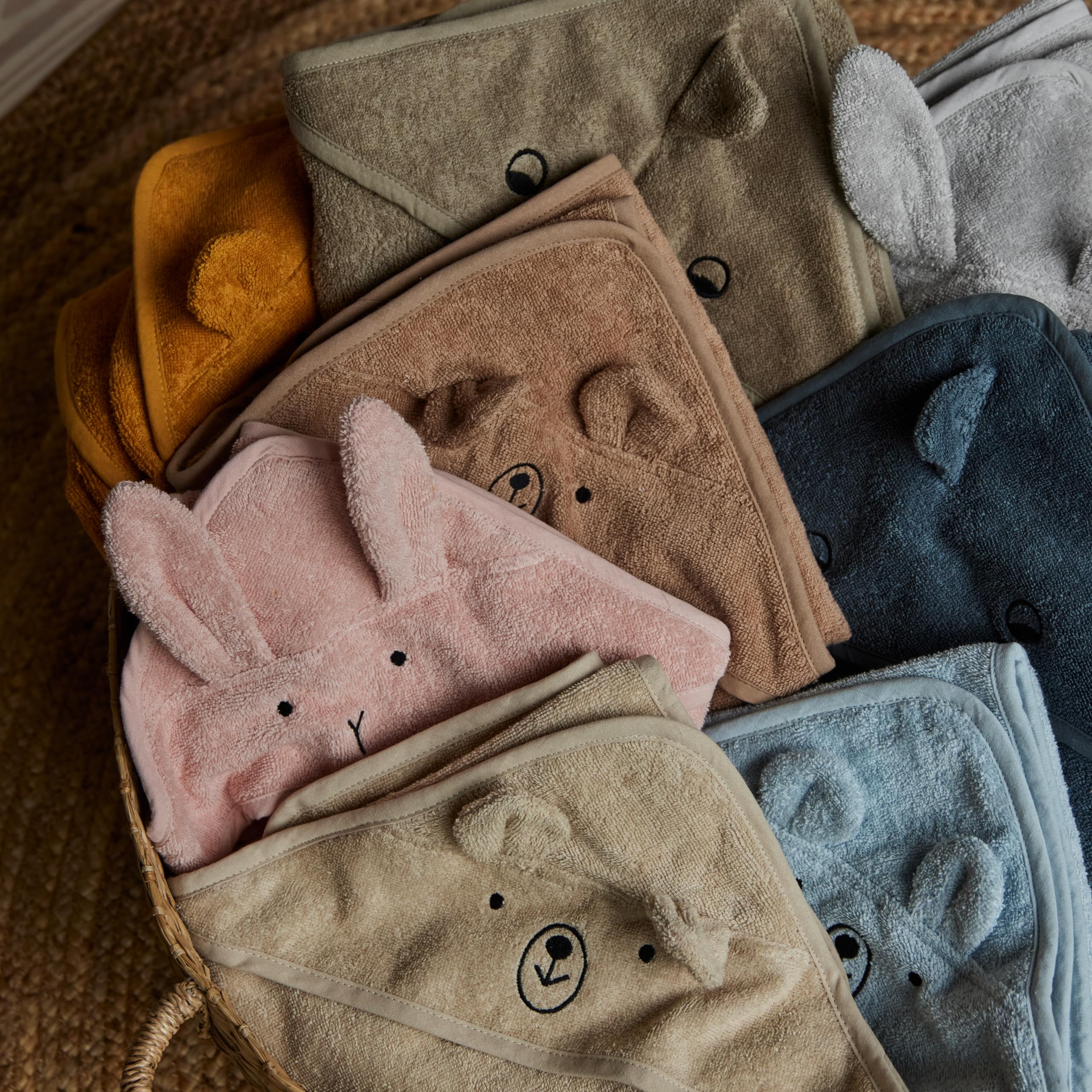 Organic Cotton Baby Hooded Towel - Super Soft & Absorbent 32