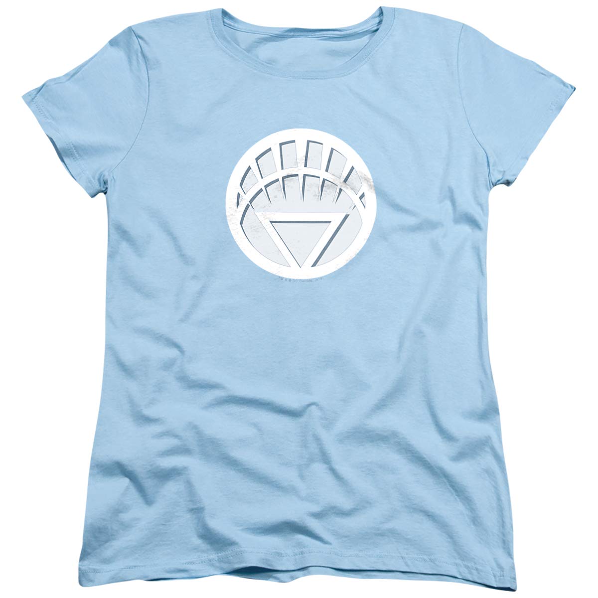 Green Lantern White Lantern Logo Women's T-Shirt | DC Comics Superhero Graphic Tee | Casual Wear & Cosplay Outfit