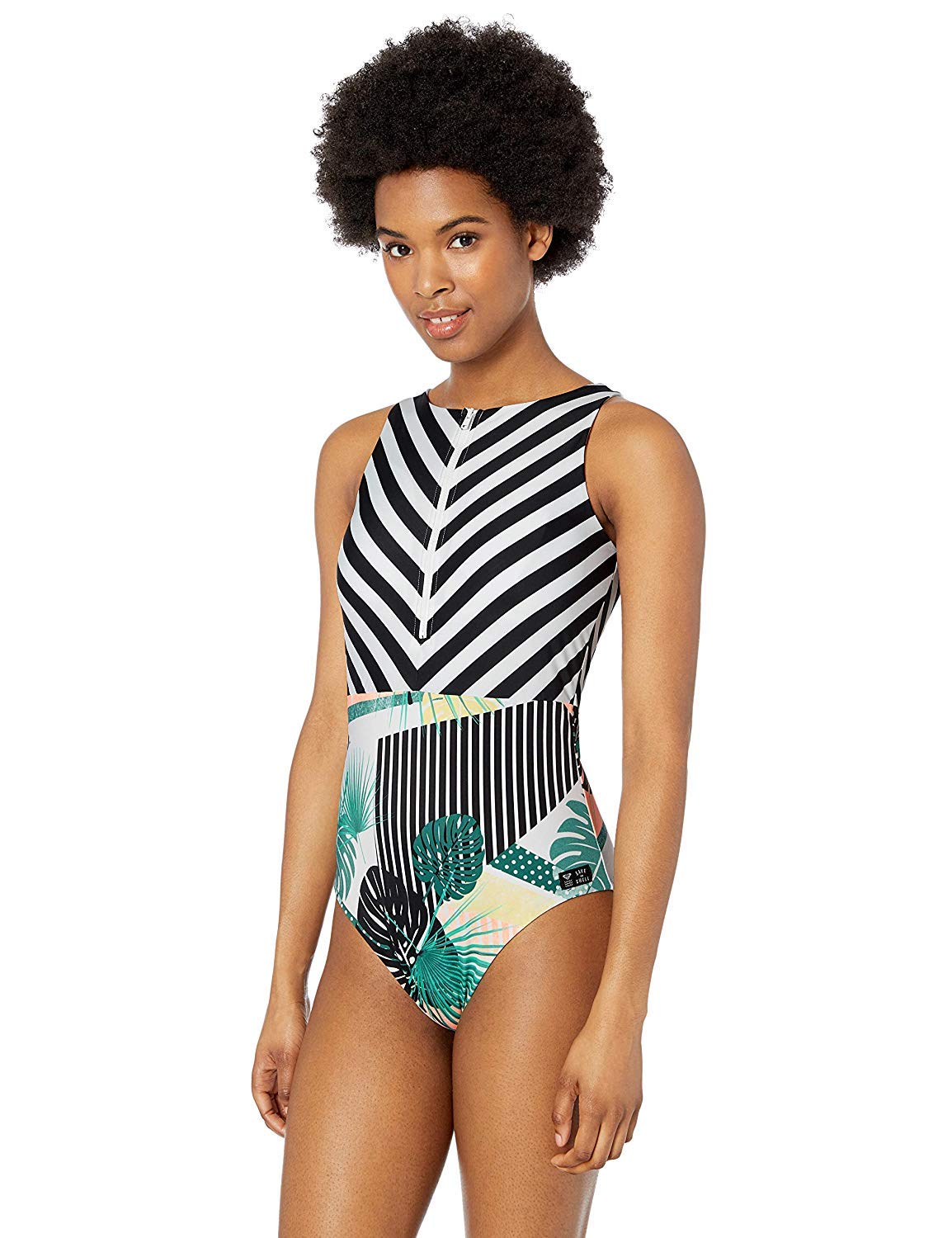 Roxy Women's Standard Pop Surf Fashion One Piece Swimsuit - Stylish & Comfortable Bathing Suit for Beach, Pool & Surfing | Perfect for Summer Vacations & Water Sports