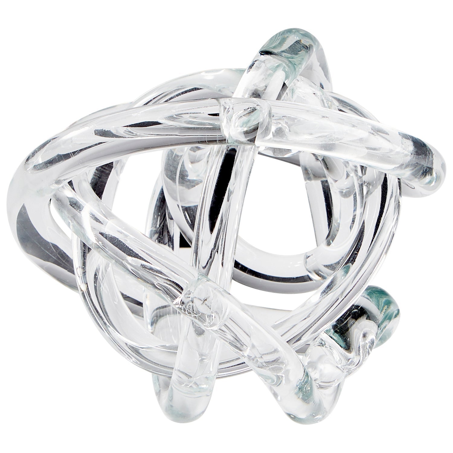 Cyan Design 09961 Large Clear Knotty Filler - Decorative Glass Vase Filler for Centerpieces, Wedding Decor, and Home Accents