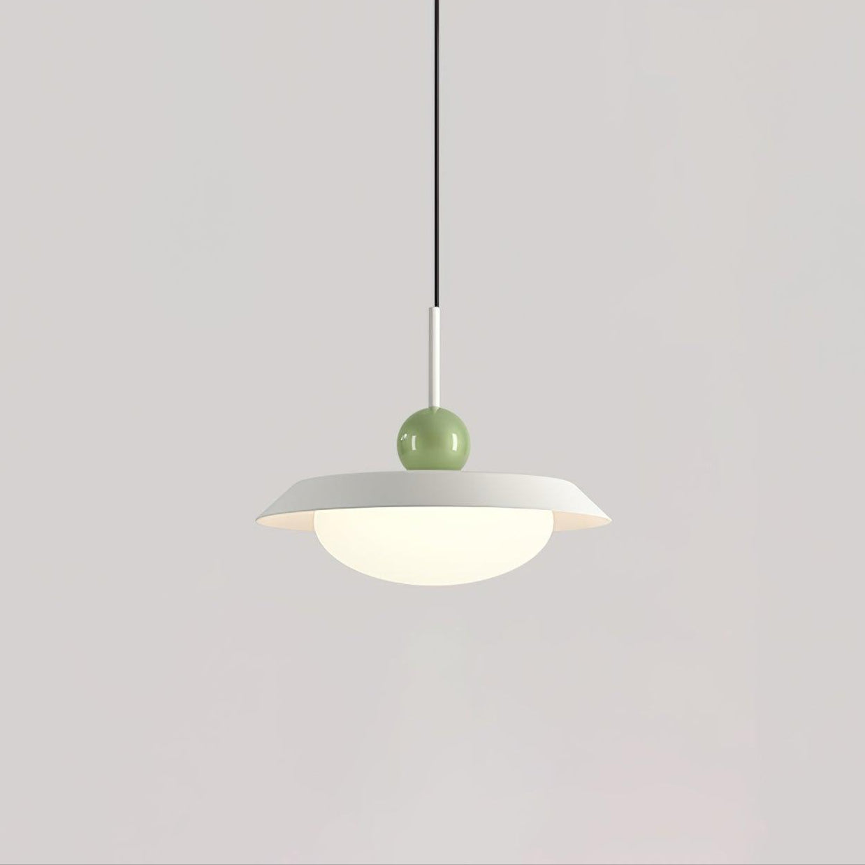 Morandi Style Layered Pendant Light - Modern Scandinavian Hanging Chandelier for Dining Room, Bedroom, Kitchen Island and Living Room Decor