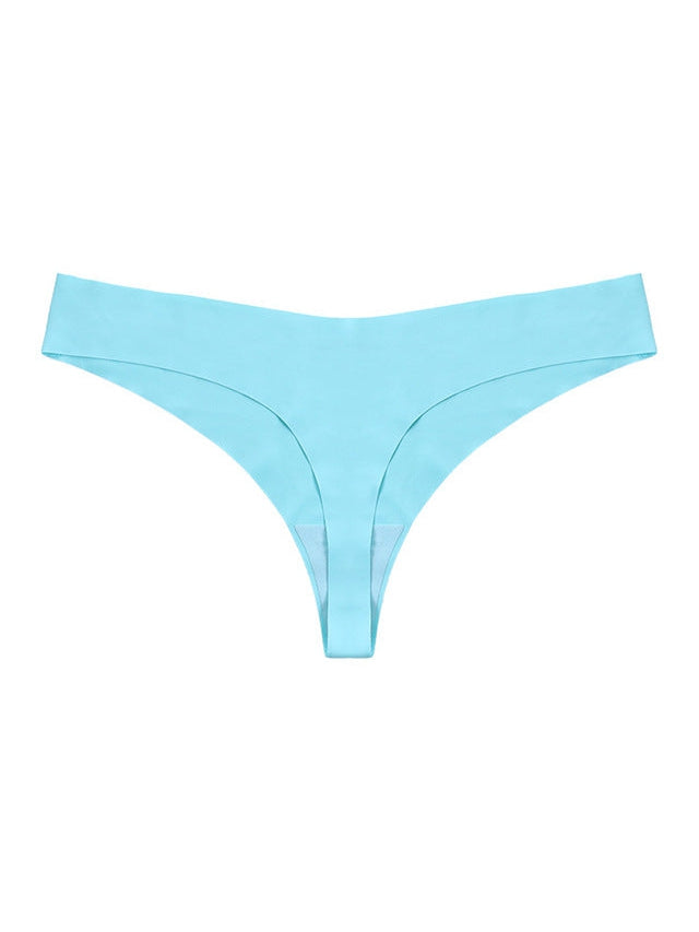 ZASUWA Women's Seamless V-Shape Waisted T-Back Underwear - Sexy Comfortable Lingerie for Everyday Wear & Special Occasions