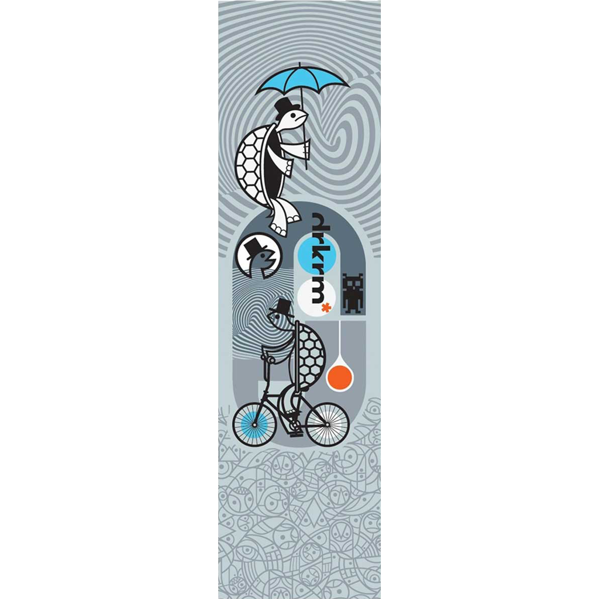 Premium Darkroom Skateboard Grip Tape - 100% Original Non-Slip Deck Adhesive for Enhanced Control - Perfect for Street Skating, Tricks & Longboard Safety