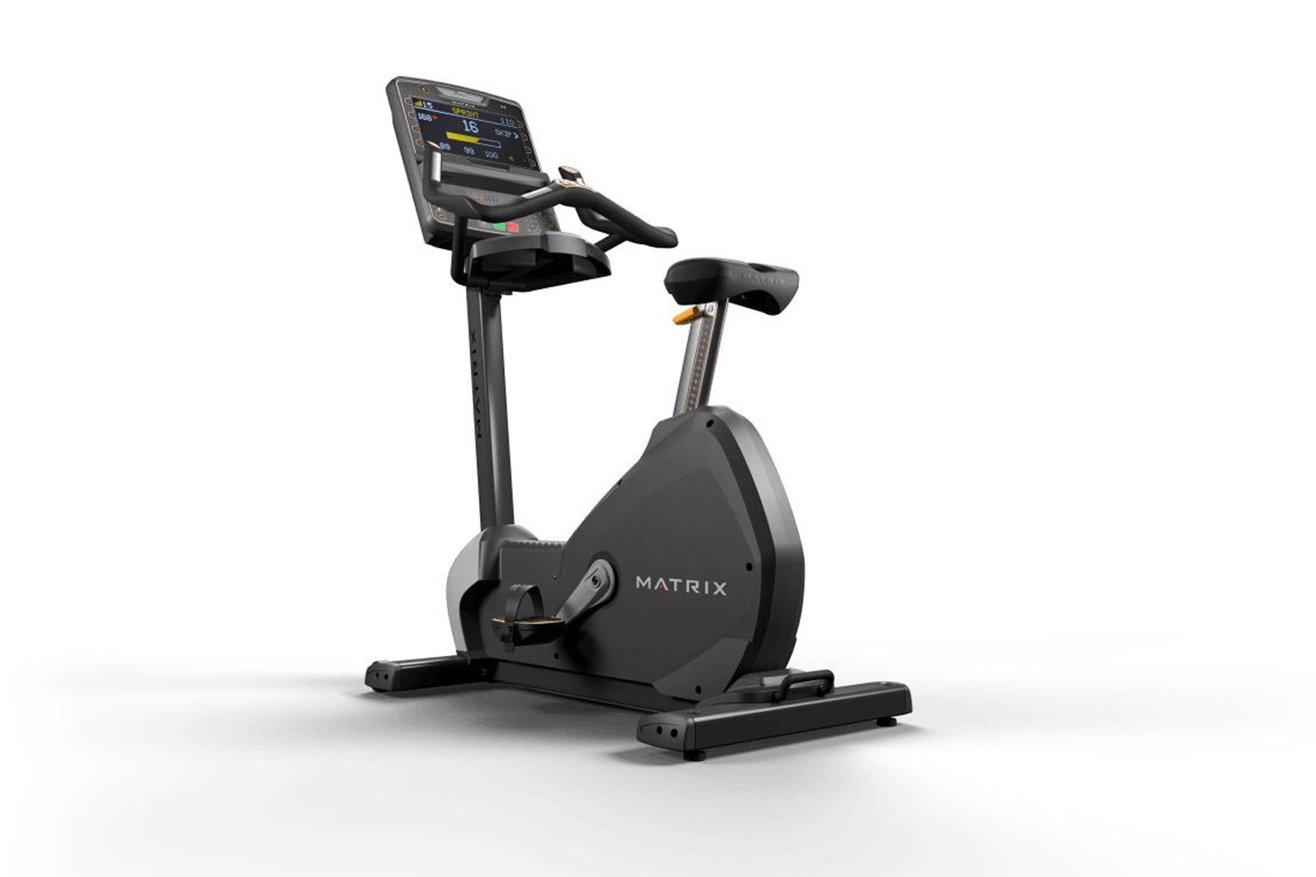 Matrix Performance Upright Exercise Bike for Home Gym - Indoor Cycling Bike with Adjustable Resistance & LCD Display - Perfect for Cardio Workouts, Weight Loss & Fitness Training