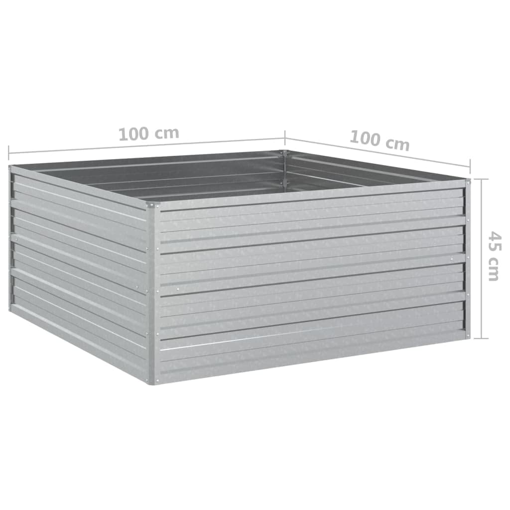 Galvanized Steel Raised Garden Bed Planter 39.4