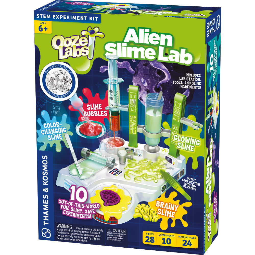 Ooze Labs: Alien Slime Lab Kit - DIY Science Experiment for Kids, Fun & Educational STEM Toy - Perfect for Birthday Gifts, Classroom Activities & Creative Play