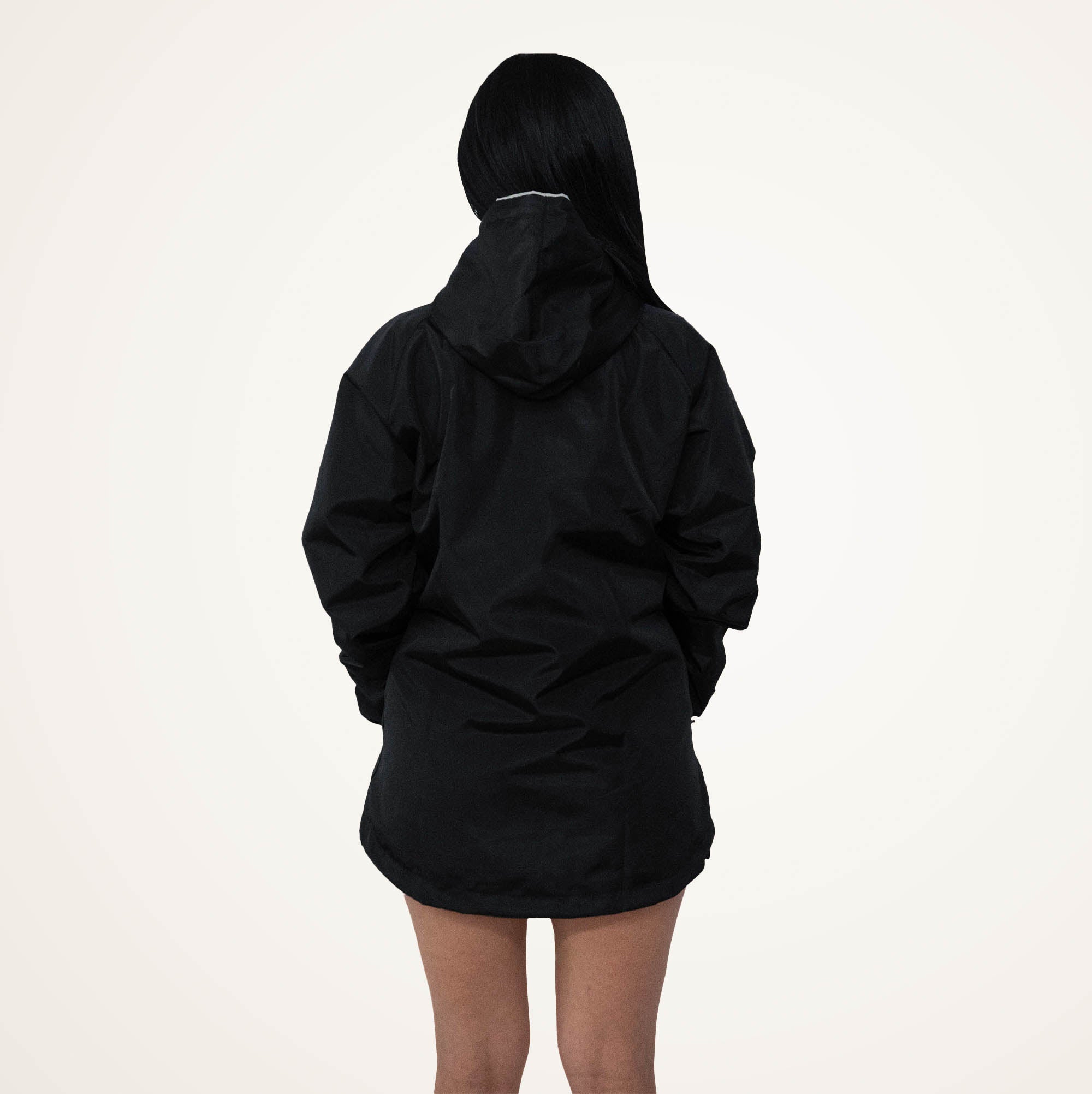 Brooklyn FC Women's Black Windbreaker Jacket - Lightweight Waterproof Running & Training Jacket for Soccer & Outdoor Sports