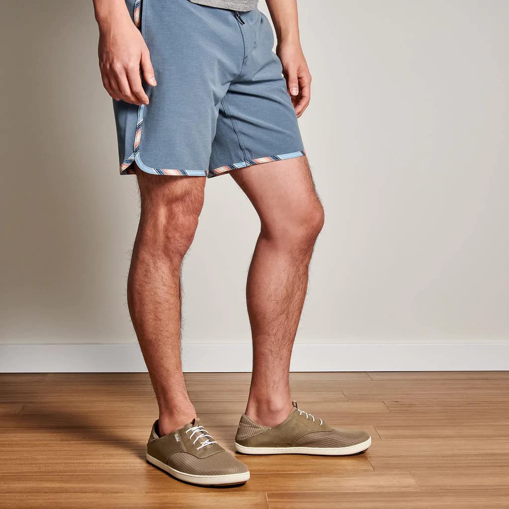 OLUKAI Nohea Moku Men's Sneakers - Comfortable All-Day Walking Shoes with No-Tie Laces, Breathable Mesh Upper & Durable All-Weather Rubber Soles - Perfect for Casual Wear, Travel & Outdoor Activities