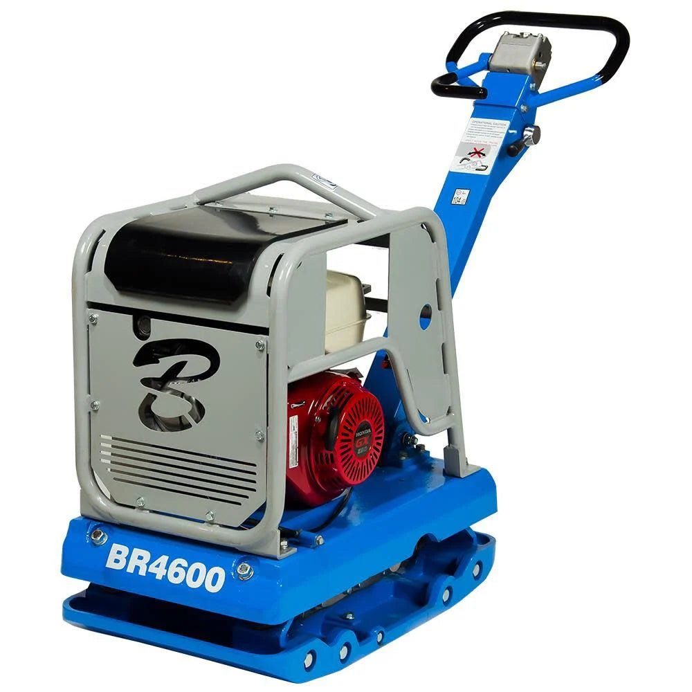 BR 4600 Reversible Plate Compactor - Heavy Duty Compaction Equipment for Soil & Asphalt | Perfect for Landscaping, Construction & Road Repair Projects
