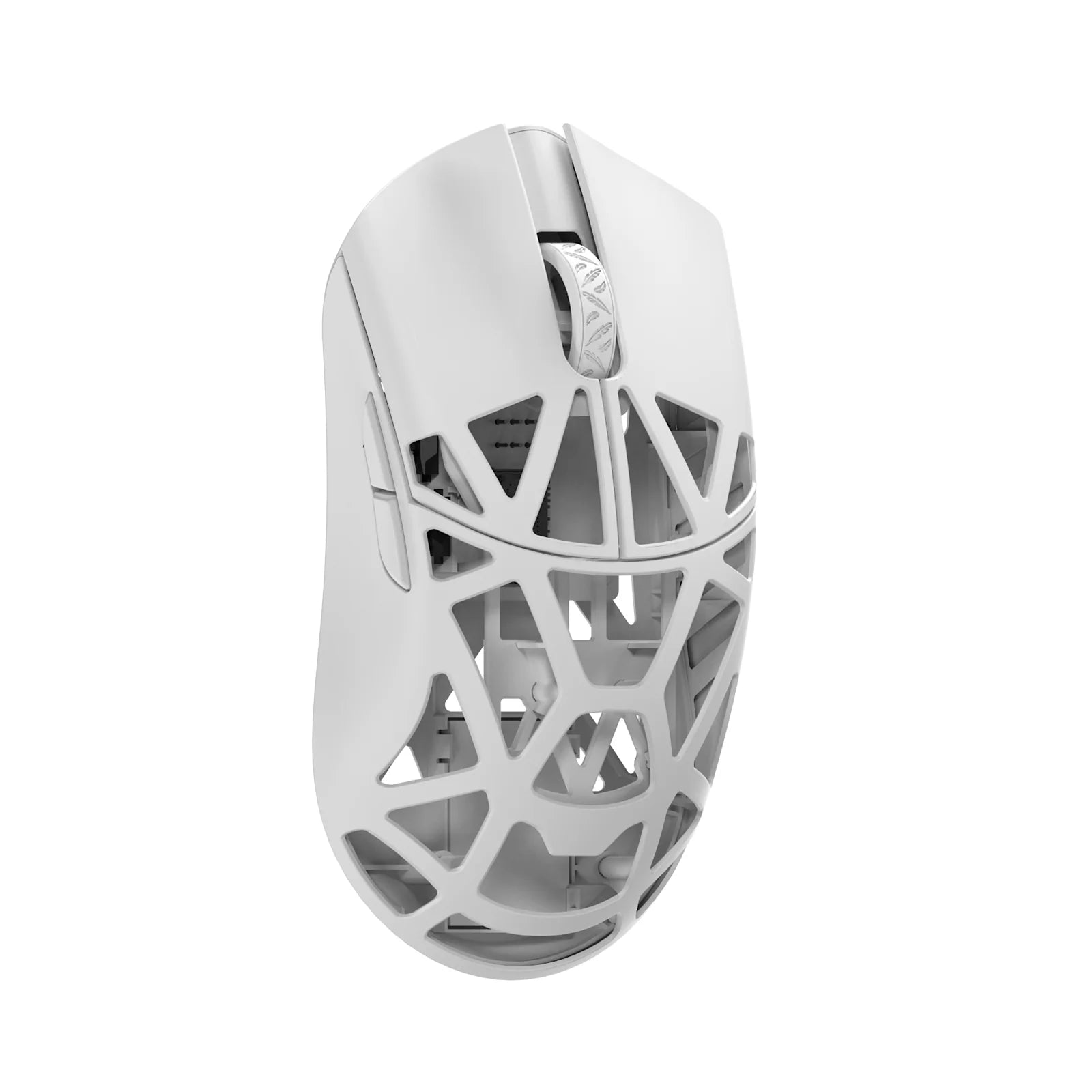 WLmouse Beast X Max Magnesium Alloy Wireless Gaming Mouse - Lightweight, Ergonomic Design for PC & Mac - Milky White - Perfect for FPS, MOBA & Esports Gaming