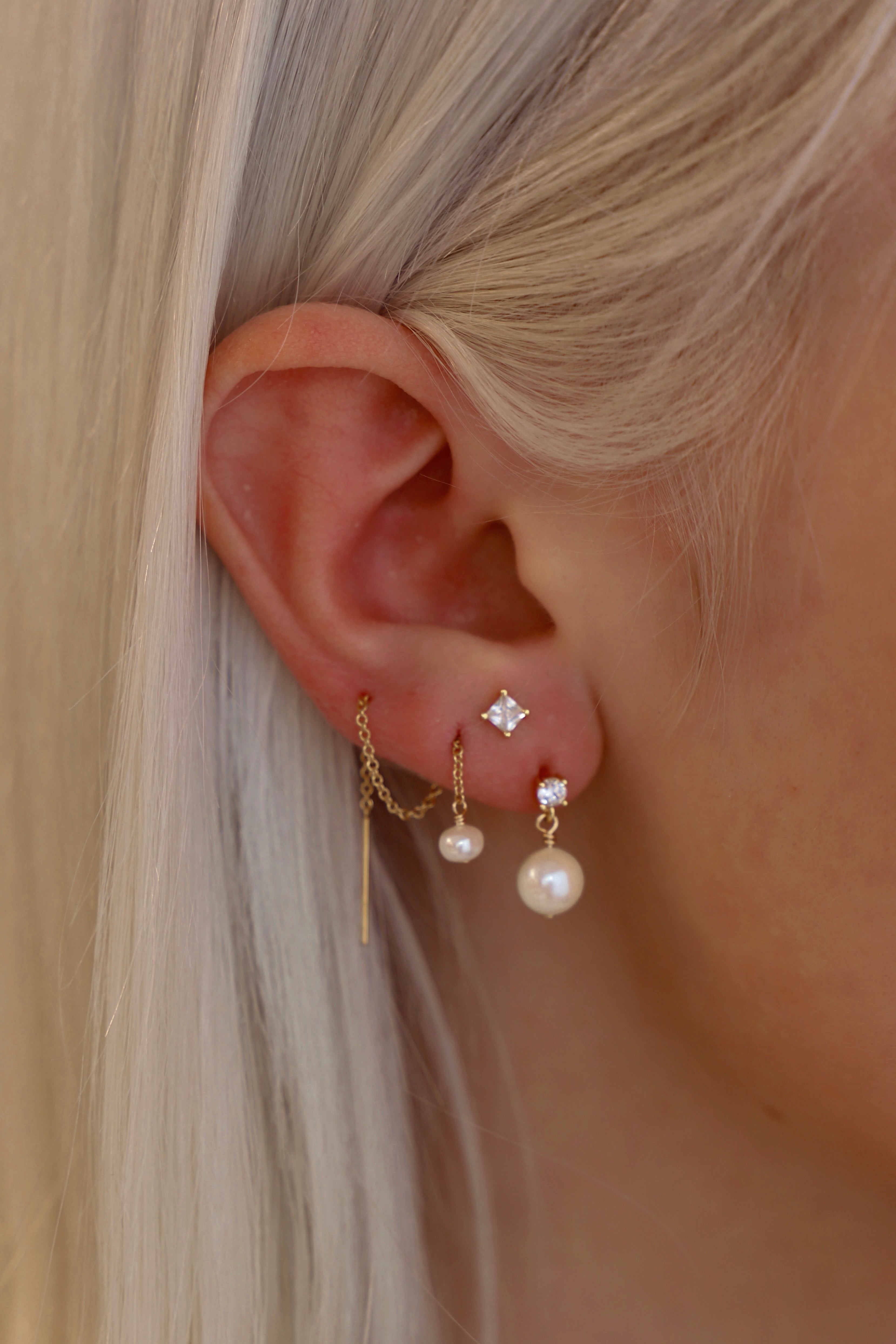 CZ Pearl Drop Earrings - Elegant Cubic Zirconia & Pearl Jewelry for Women | Perfect for Weddings, Parties & Special Occasions