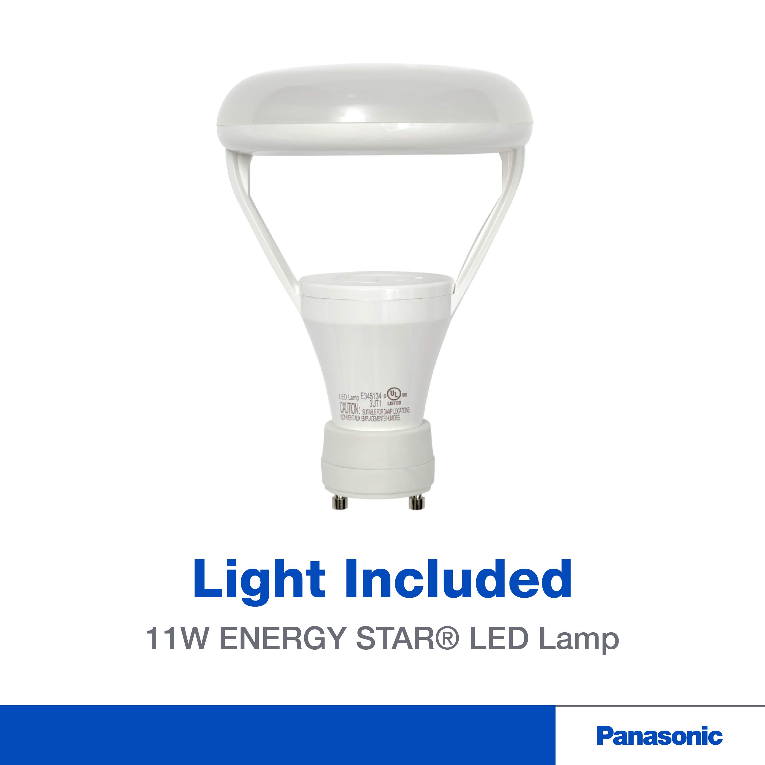 Panasonic Whisper Recessed LED Designer Fan with Light - Ultra Quiet Bathroom & Living Room Ventilation Fan - Energy Efficient 80 CFM - 6