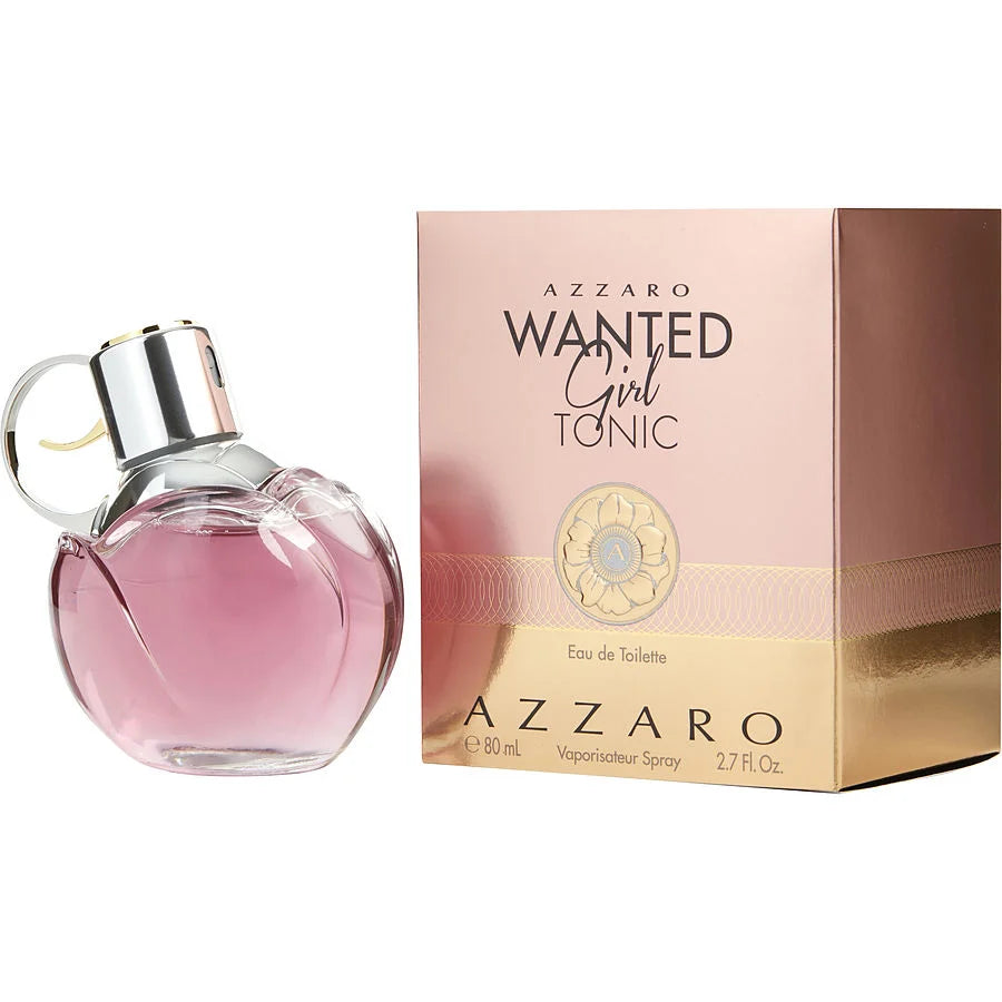 Azzaro Wanted Girl Tonic 80ML Eau de Toilette Spray for Women - Floral Fruity Perfume Tester - Day & Night Fragrance for Date Night, Office & Special Occasions