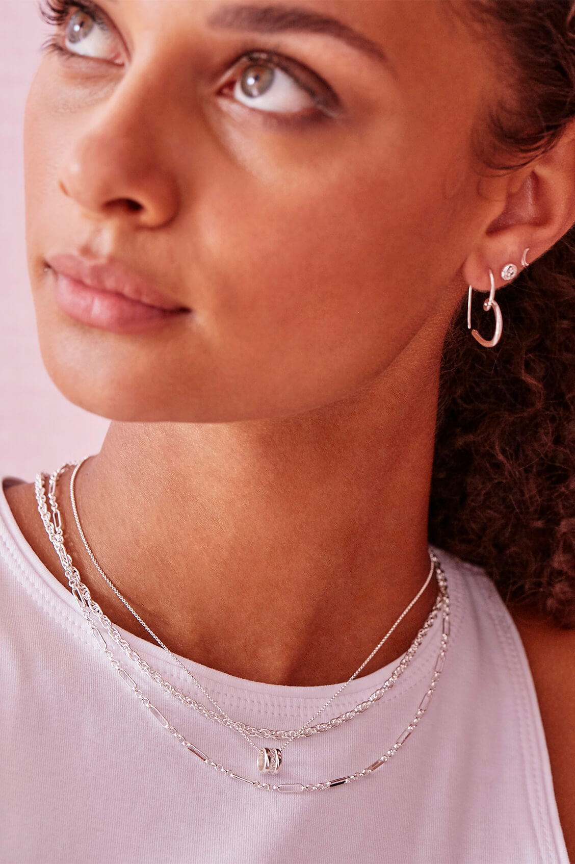 Twisted Rope Chain Necklace for Women - 14K Gold Plated Stainless Steel Chunky Cuban Link Chain - Perfect for Layering, Gift Giving & Everyday Wear