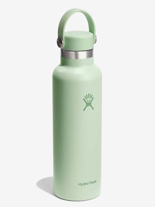 Hydro Flask 621ml (21oz) Standard Mouth Water Bottle with Flex Cap - Insulated Stainless Steel Vacuum Flask for Hot & Cold Drinks - Perfect for Hiking, Gym, Work & Outdoor Activities