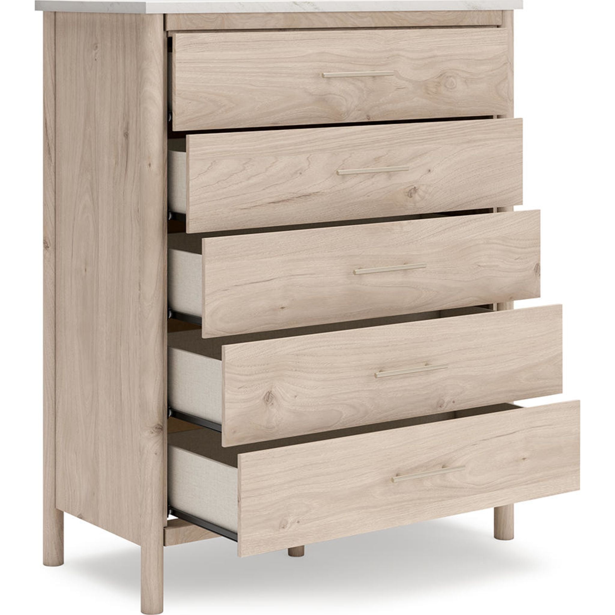 Cadmori Chest Two Tone - Stylish and Durable Storage Solution for Home, Office, or Bedroom Organization