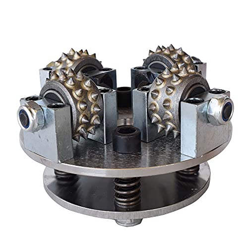 ACTINTOOL 6 Inch Double Layer Bush Hammer Plate for Angle Grinder - 5/8
