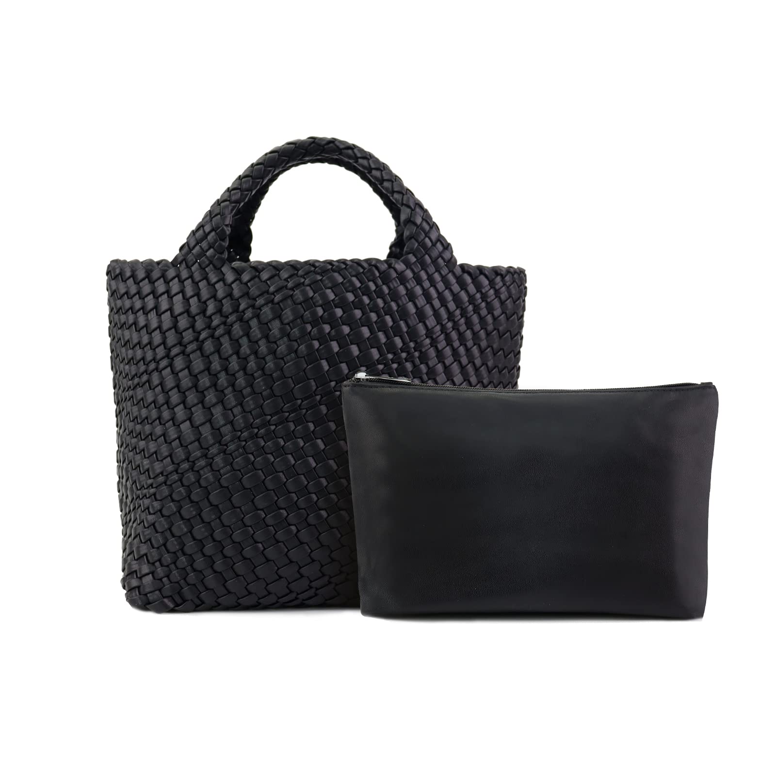 ORAD Women's Large Neoprene Tote Bag - Stylish Woven Handbag with Roomy Shoulder Strap for Beach, Gym, Travel & Work | Perfect for Yoga, Shopping & Daily Commute