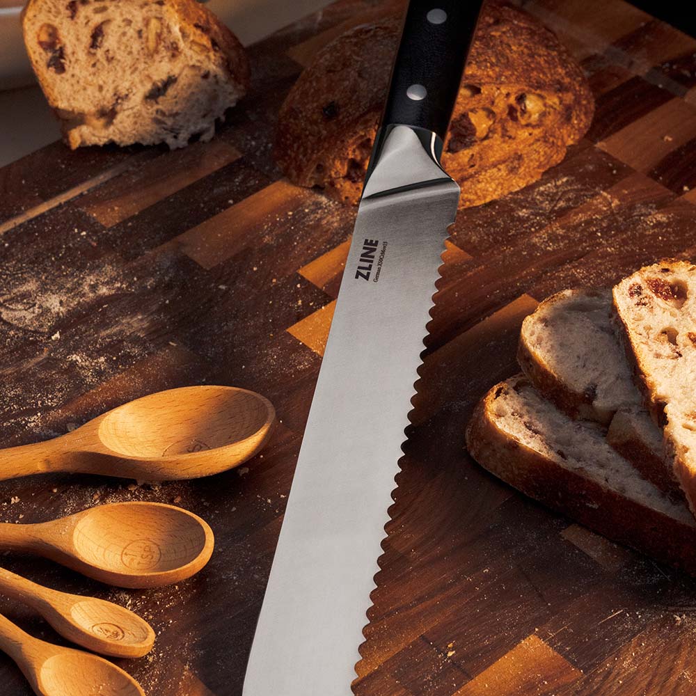 ZLINE 3-Piece Professional German Steel Kitchen Knife Set - Chef Knife, Paring Knife, Utility Knife (KSETT GS 3) | Perfect for Slicing, Dicing, and Food Prep in Home Kitchens & Restaurants