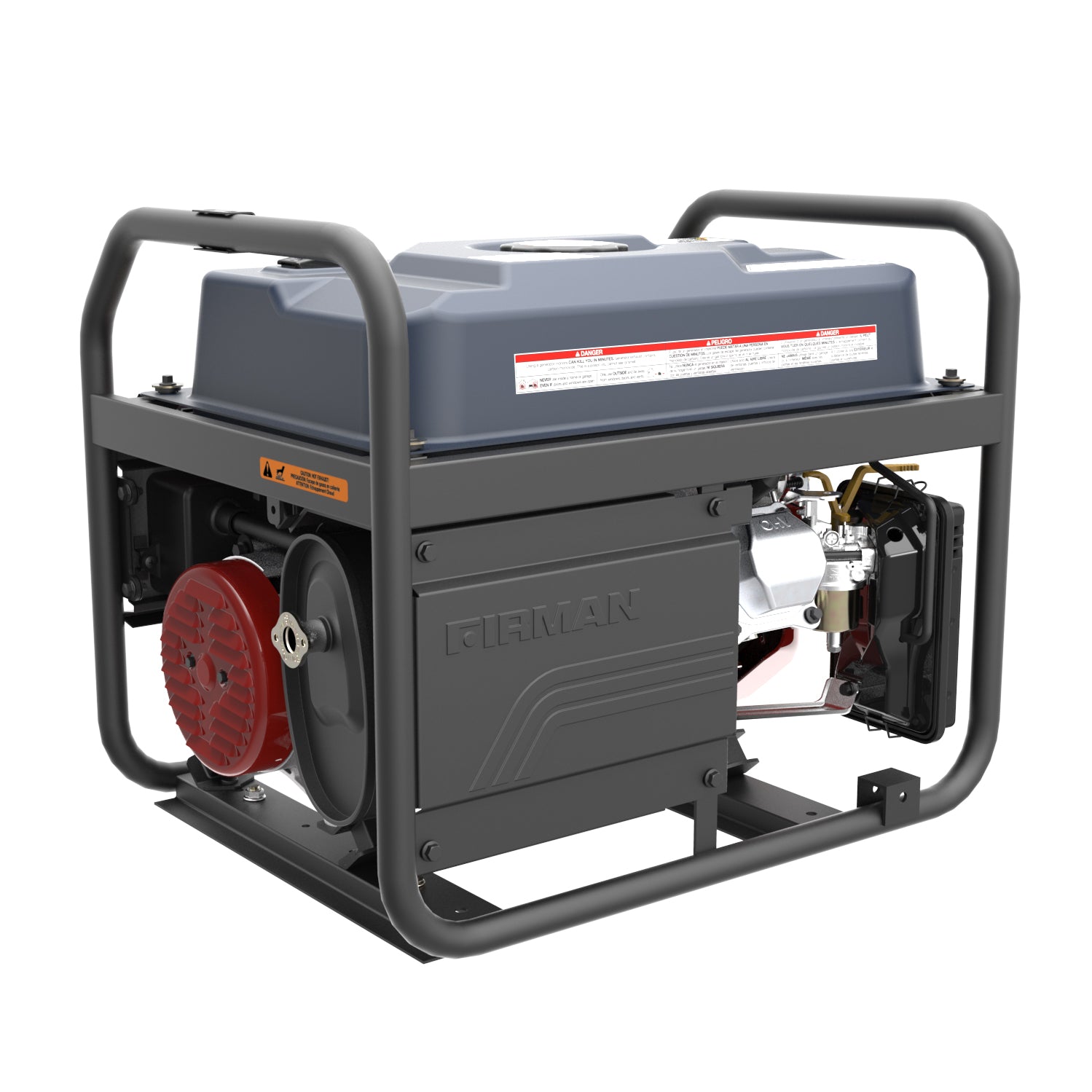 4550W Portable Gas Generator with Recoil Start - 120V Power for Camping, Emergencies & Outdoor Events