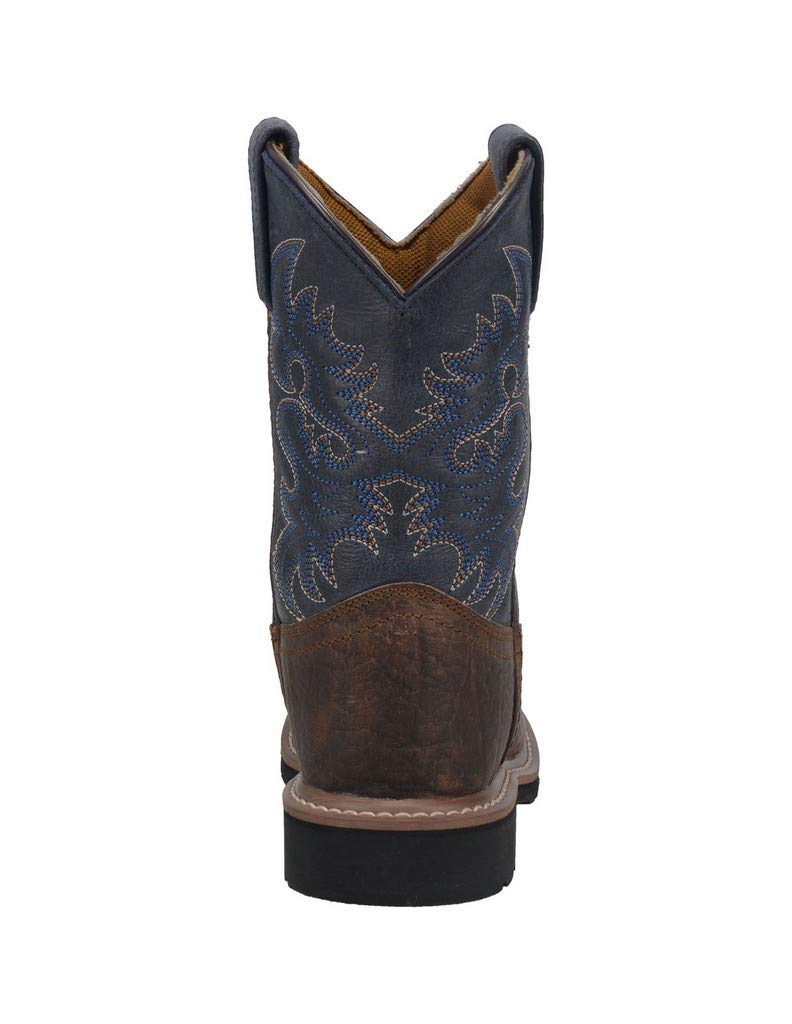 Dan Post Brantley Western Boots for Kids & Big Kids - Unisex Cowboy Boots for Boys & Girls - Durable Leather Riding Boots for School, Rodeo & Outdoor Adventures