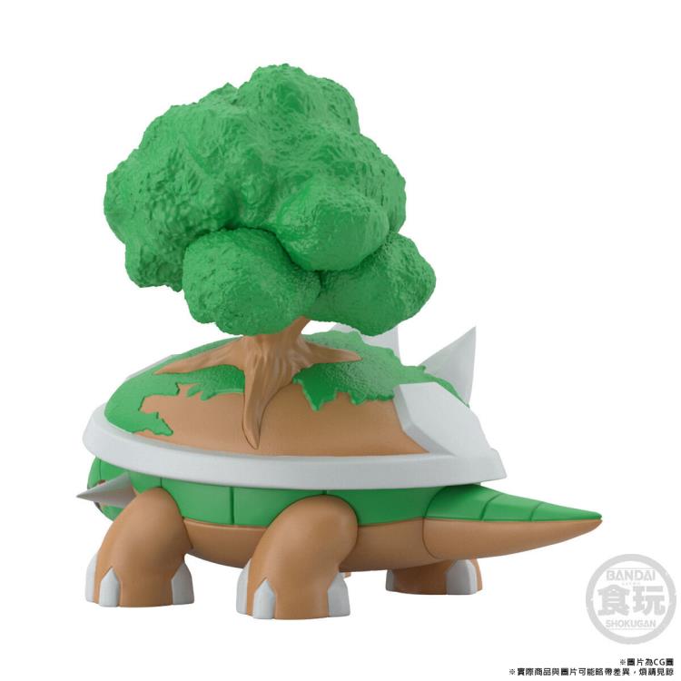 Bandai Pokemon Scale World Sinnoh Region Gardenia and Torterra 2-Pack Action Figure Set - Collectible Trading Figures for Pokemon Fans, Perfect for Display, Gifts, and Game Room Decor