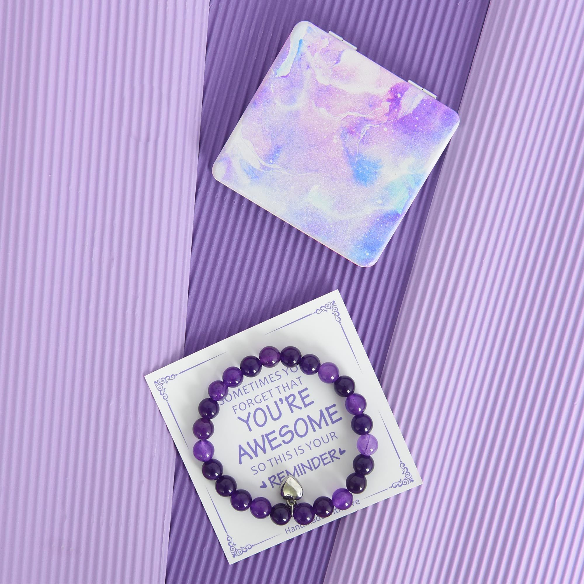 Luxury Lavender Spa Gift Set for Women - Relaxing Bath & Body Care Kit with Tumbler, Aromatherapy Essentials - Perfect Retirement, Birthday, Christmas Gift for Mom, Wife, Sister, Teacher - Home Spa Night, Self-Care Routine, Stress Relief