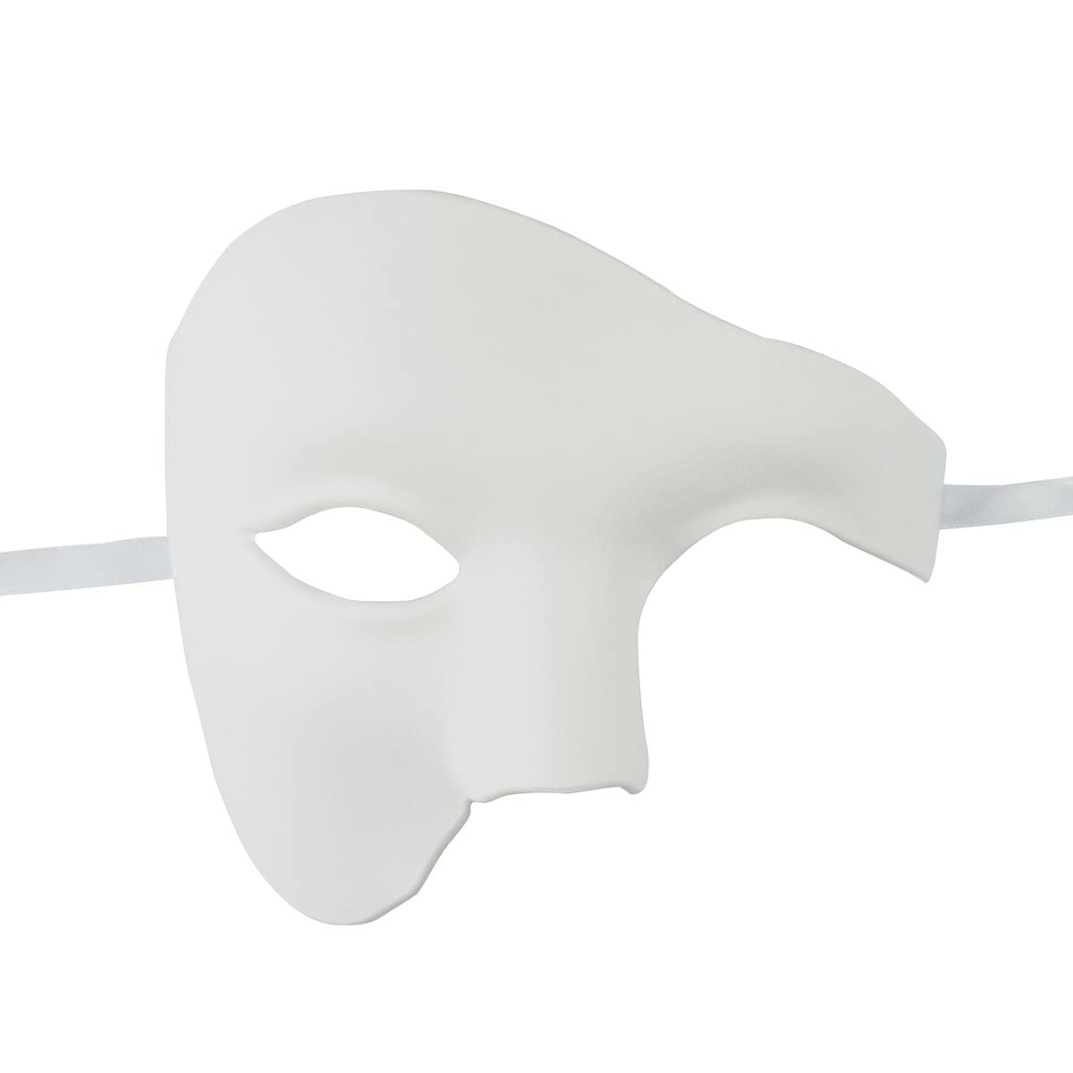 KEFAN Men's Masquerade Mask - Phantom of The Opera Style Half Face Mask for Halloween, Cosplay & Costume Parties