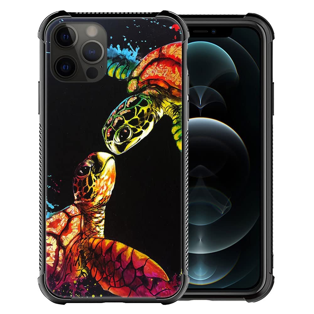 DJSOK iPhone 13 Case (6.1 Inch) - Premium Shockproof Turtle Design Phone Cover with 4 Corner Protection | Perfect for Outdoor Activities, Travel & Daily Use
