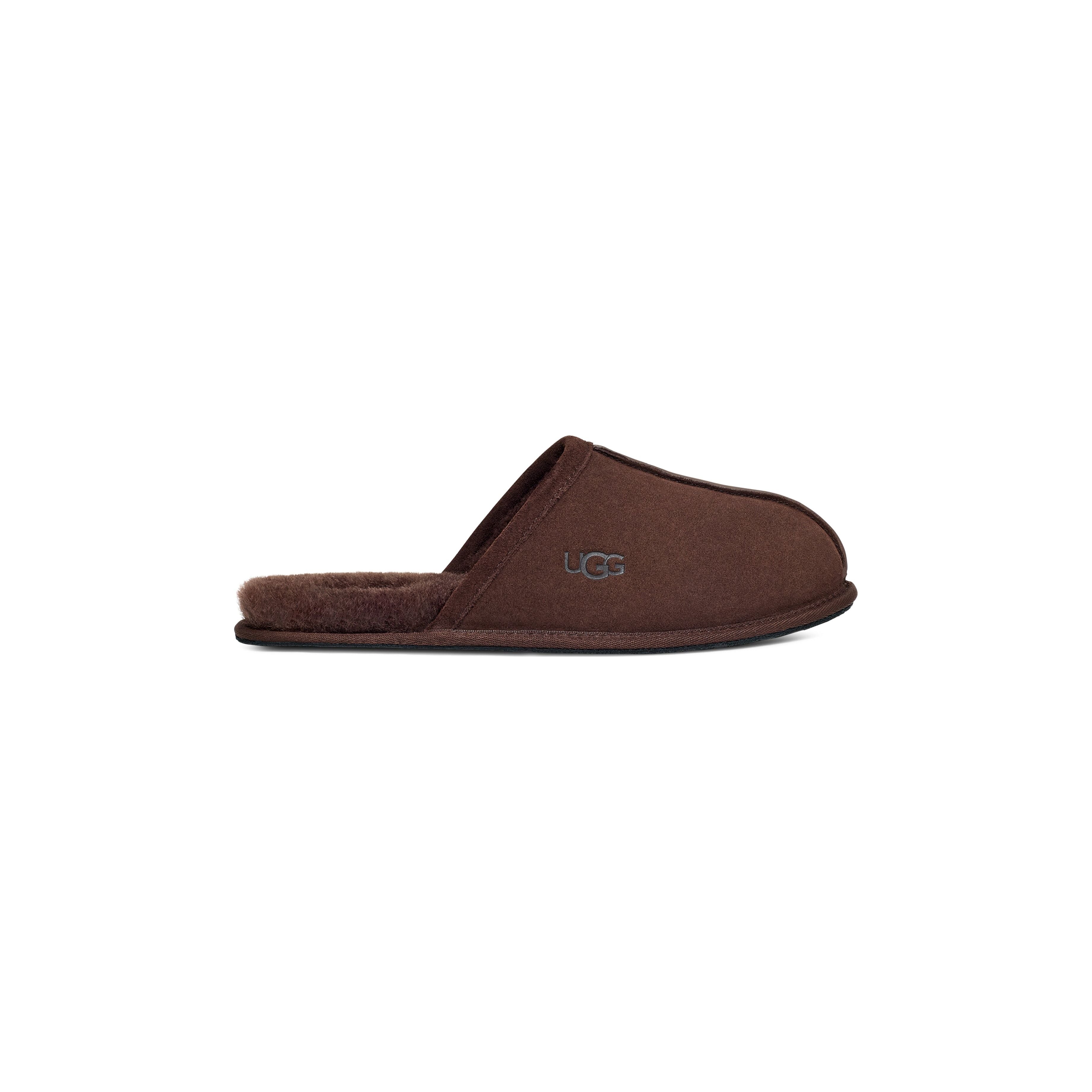 UGG Men's Scuff Slippers in Dusted Cocoa - Cozy Indoor/Outdoor House Shoes for Relaxing at Home & Quick Errands