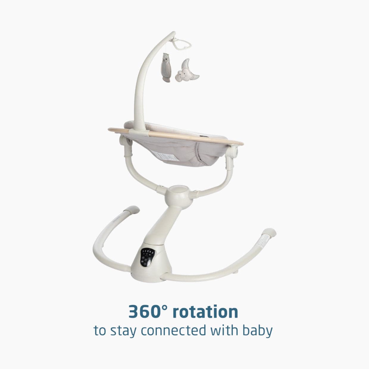 Maxi Cosi Cassia Swing - Baby Swing with Soothing Motion & Music, Adjustable Recline for Newborns & Infants | Perfect for Nursery, Playroom & Travel | Safe & Comfortable Baby Gear